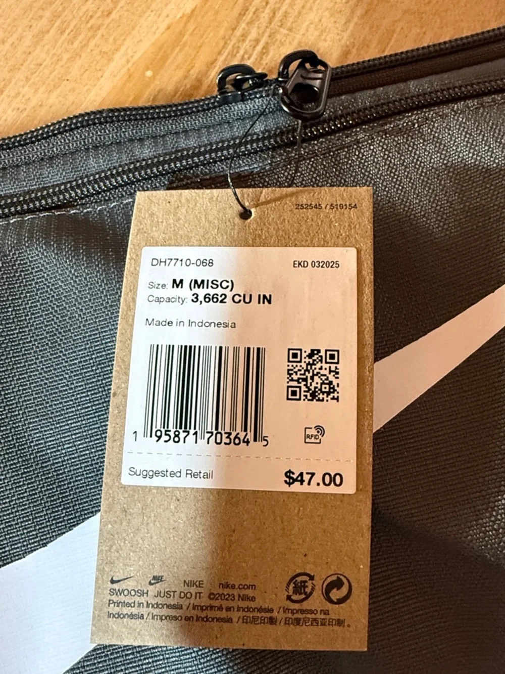 Nike compact duffel